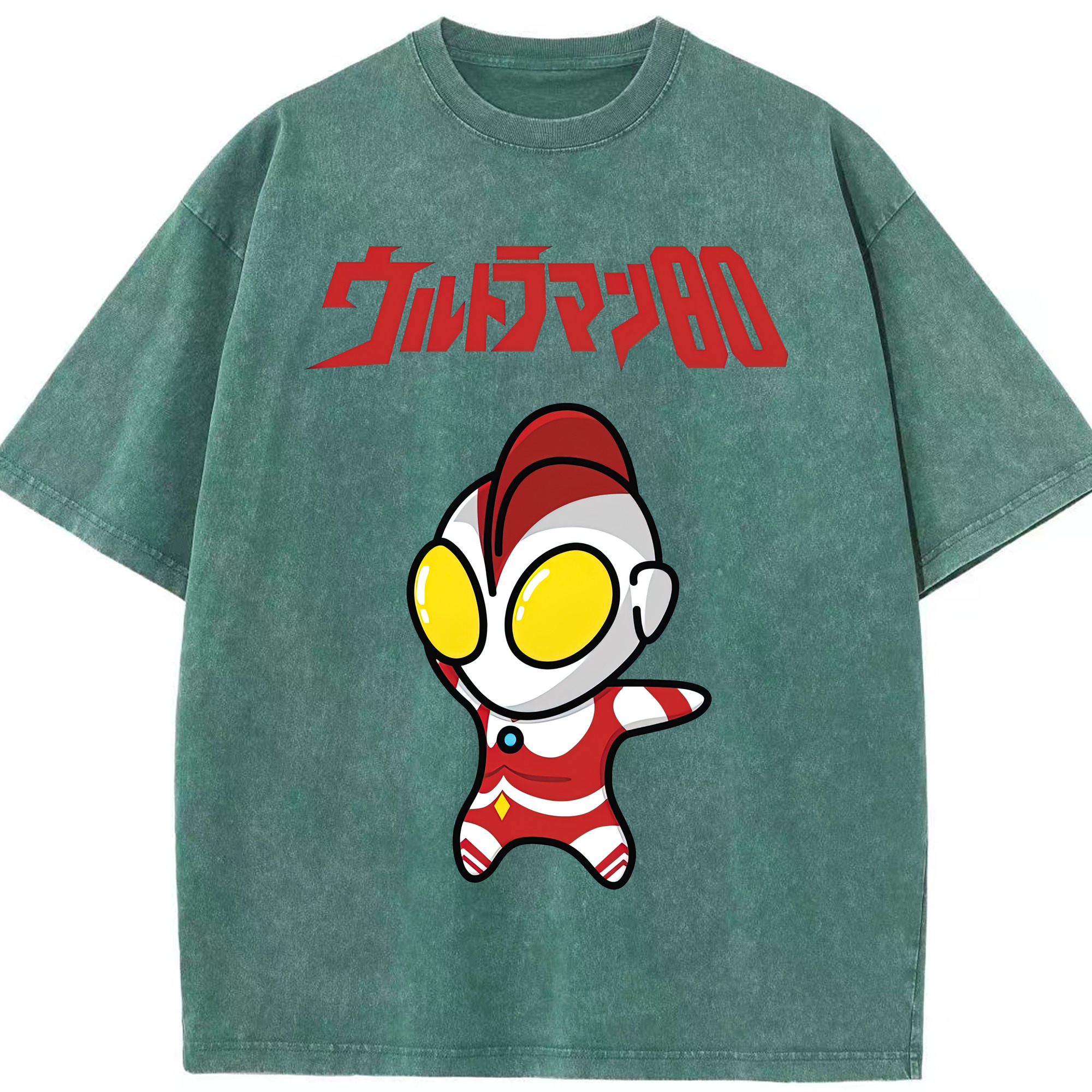 （画像用） ウルトラマン Ultraman 綿100% ヴィンテージ風 半袖Tシャツ（フロントプリント）